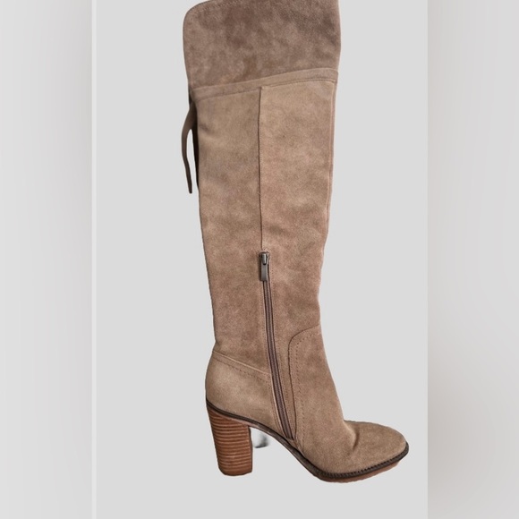 Tan suede knee high boots Franco Sarto - Picture 2 of 6